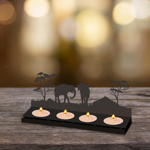 Candle holder elephant - candle,