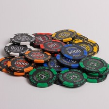 Redtooth Poker High Quality 14G Casino Grade Poker Chips 25 Pieces - Many Values