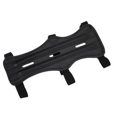 3 Strap Archery Arm Guard Armguard Wrist Protector Black PU Leather Look UK