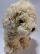 PLUSH 12" SHORT HAIRED CREAM POODLE LABRADOODLE COCKAPOO CUDDLY TOY PUPPY DOG