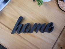Home Word Sign Freestanding 3D Printed Shelf Decor Home Gift Free UK Delivery
