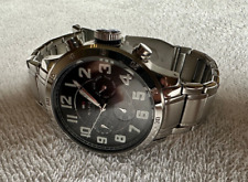 tommy hilfiger 1791054 trent black dial s/steel multi function men's watch