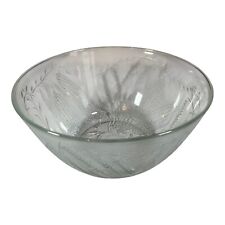 Large Glass Patterned Salad