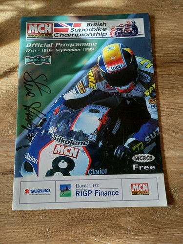 Steve hislop signed - hislop, official