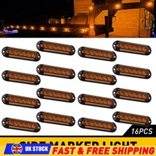 16 X 12V 6 Led Side Marker