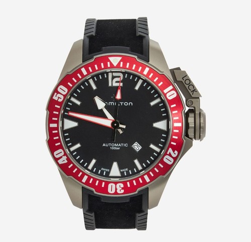Hamilton black red titanium - black,