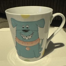 Cartoon Sketch Dog Animal Blue