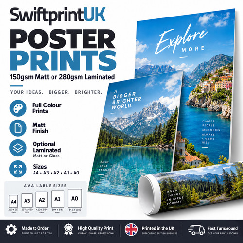 Poster printing a2 - a1, a3