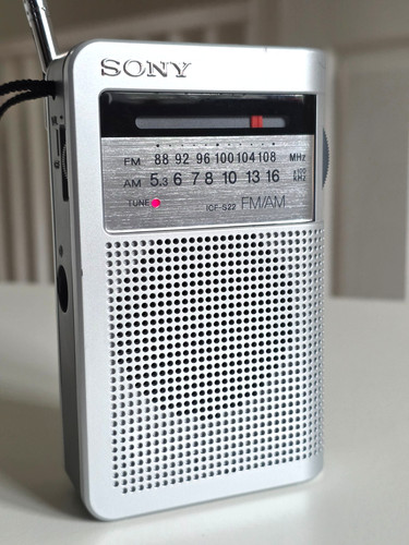 Sony icf s22 portable pocket - sony,