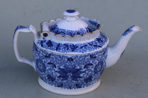 Antique pottery pearlware blue - antique,