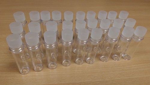 5ml plastic test - tubes, vials