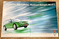 MG ZT ZT-T TOURER 2.5 V6 190 - COLLECTIBLE FRAMEABLE ORIGINAL CLASSIC CAR ADVERT