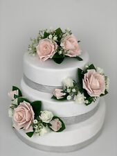 Rose flowers cake topper