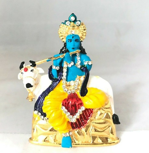Krishna kishan cow statue - krishna,