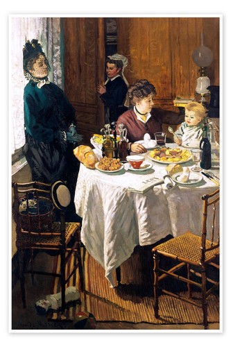 The breakfast cloude monet - breakfast,