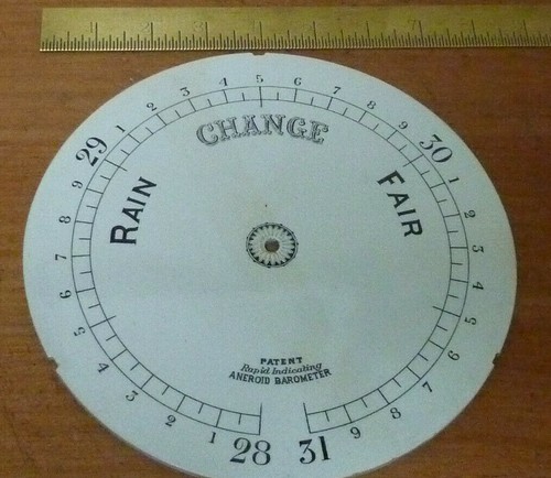 Useful old aneroid - useful, barometer