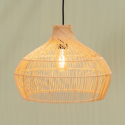 Easy fit rattan lampshade - easy,