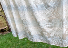 Dorma Curtains Cream & Aqua