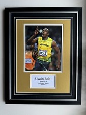 Athletics Usain Bolt  Signed