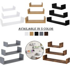 U Shaped Floating Shelve Wall