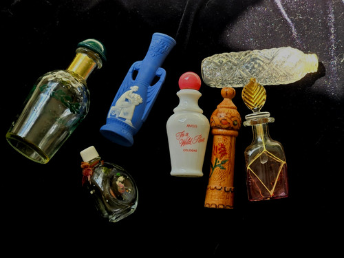 Vtg miniature empty perfume - empty,