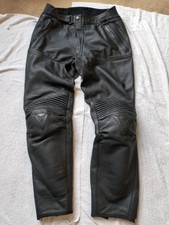 Dainese Ducati Sport Mens Motorcycle Leather Motorcycle Trousers 34" W EU 52 