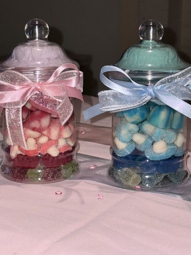 Sweet jars complete with - jars,