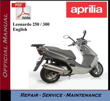 Aprilia Leonardo 250 / 300 Workshop Service Repair Manual on CD