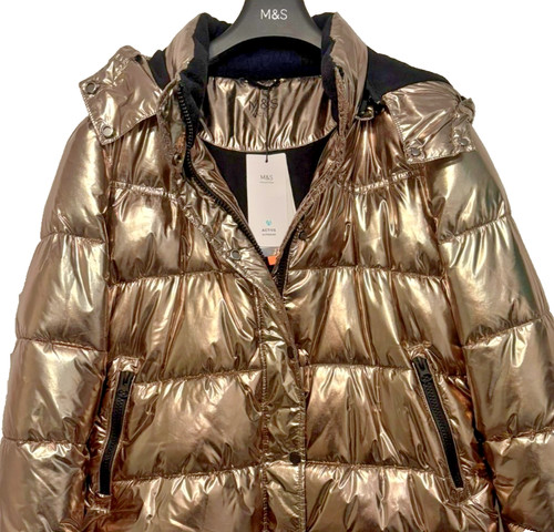 Ladies jacket puffer puffa - m&s,