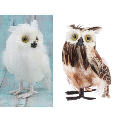 2pcs mini artificial owl - mini,