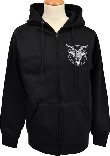 Baphomet zipper hoodie hoody - hoodie,
