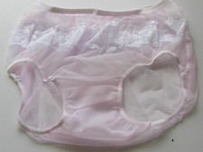 NYLON  SEE THROUGH PANTIES/KNICKERS NYLON SIZE 22-38 W   NO 3