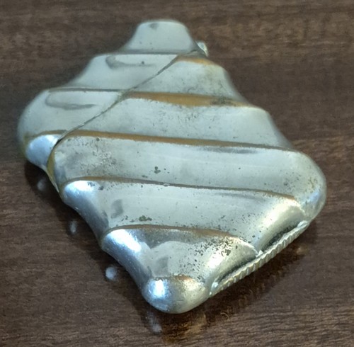 Antique silver plated shell - silver,