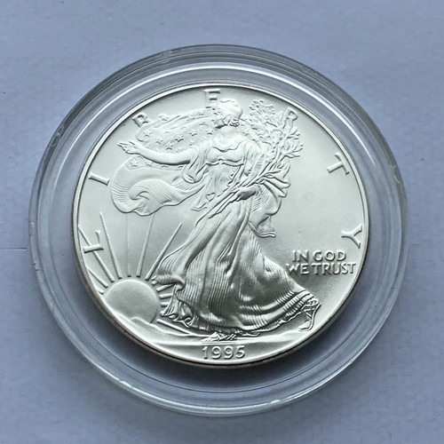 1995 silver ounce walking - ounce,