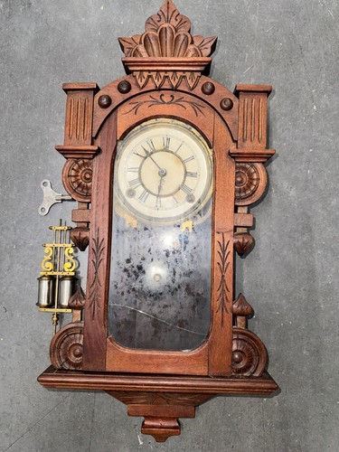 Antique ansonia victorian wall - antique,