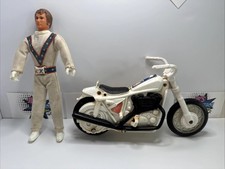 1975 Evel Knievel Stunt Cycle With Action Figure VINTAGE 1975