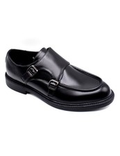 Men’s Double Monk Strap Moc Toe Shoes