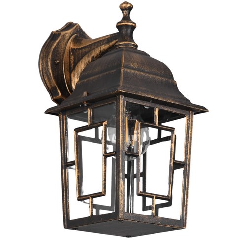Antique brass and - antique, glass