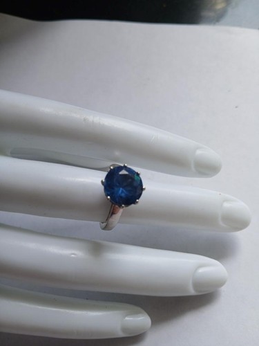 Jtv ring round sapphire - -,