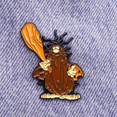 Captain caveman metal enamel - captain,