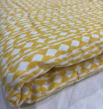 Indian Kantha Quilt Bedspread Bedding Throw Cotton Blanket  Print Hand Block