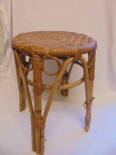 Vintage bamboo rattan wicker - vintage,