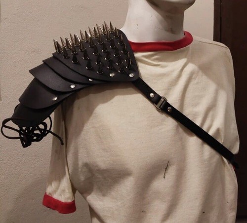 Genuine leather shoulder larp - leather,