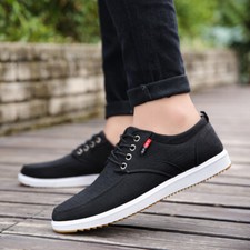 Mens Slip On Casual Canvas