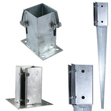 Fence Post Spike Shoe Brackets
