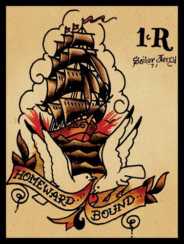 Sailor jerry retro - sailor, jerry,