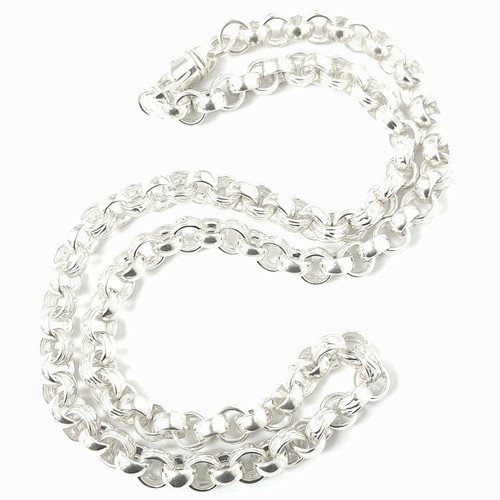 Silver belcher chain - silver,