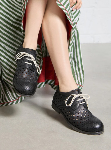 Perforated lace brogues as - perforated, lace-up