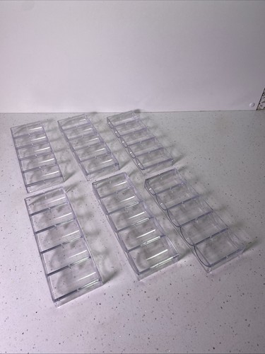 Clear acrylic poker chip - x,