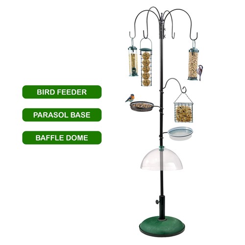 Metal bird feeding - metal, station